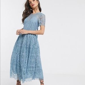 ASOS DESIGN Lace Midi Dress